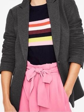 Boden Jersey Longerline Blazer